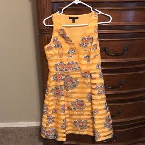 Banana republic yellow floral dress